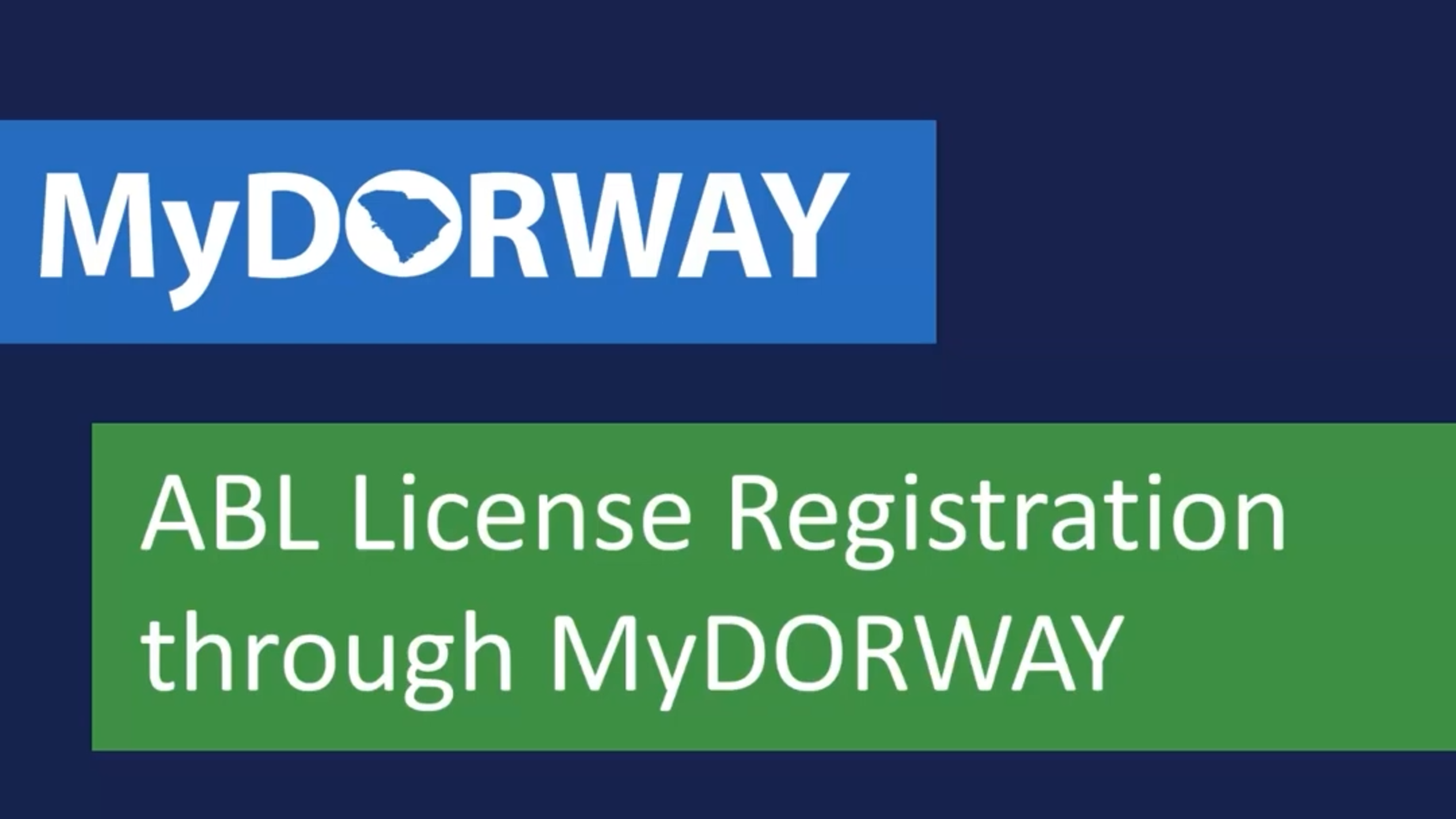 Step by step to register for ABL License in South Carolina