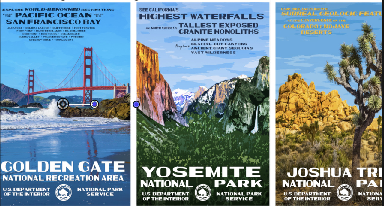 Check out artist’s nostalgic posters of national parks from Acadia to Yosemite and beyond