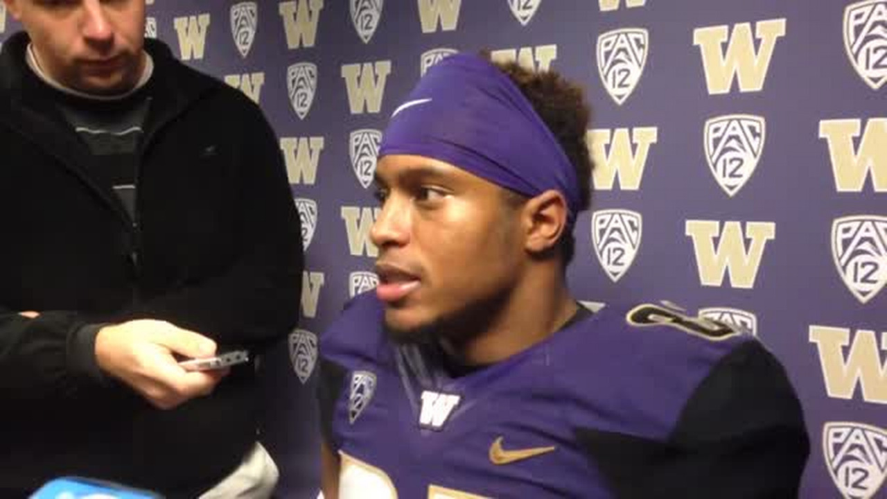 VIDEO: TE Joshua Perkins after Huskies' loss to Utah