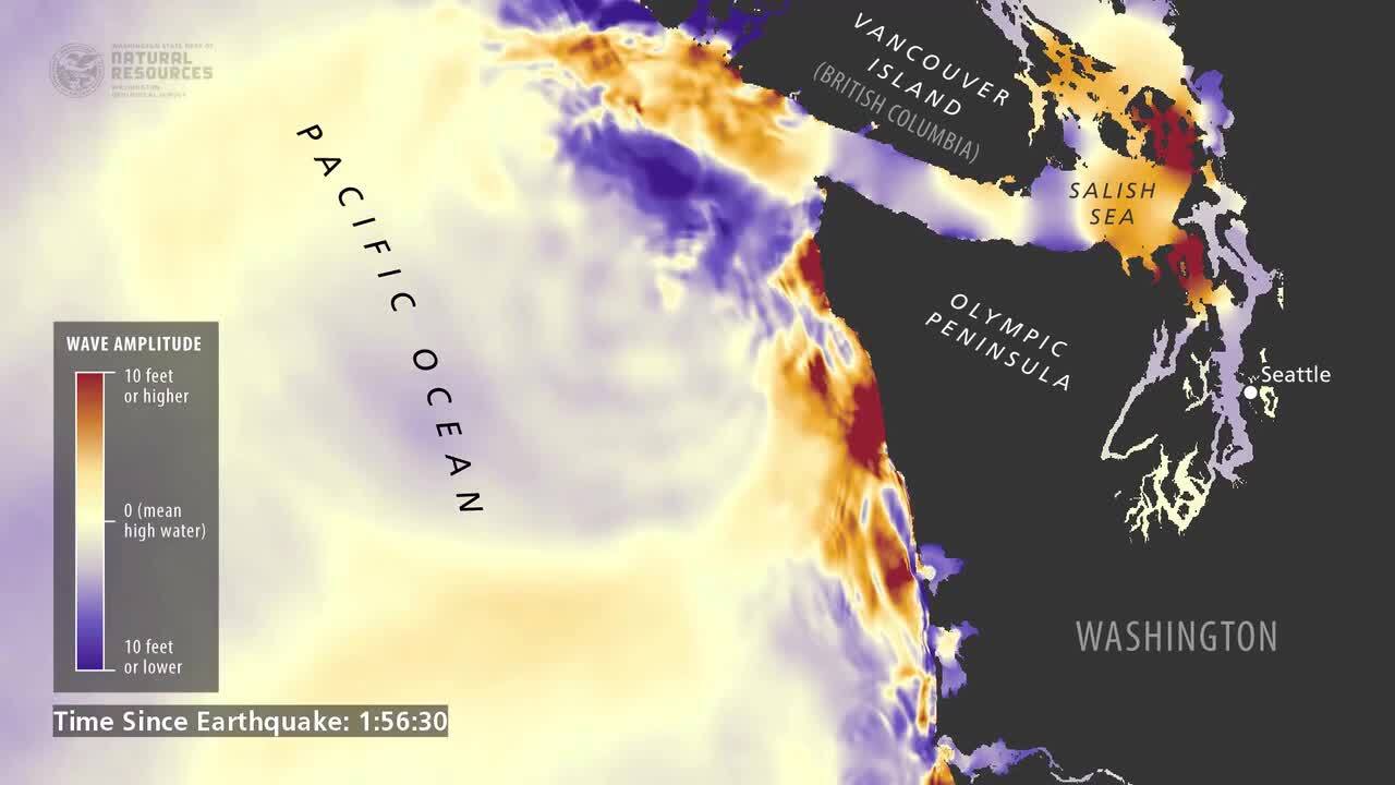 Tsunami warning puget sound