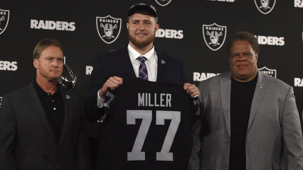 See the Raiders new left tackle Kolton Miller