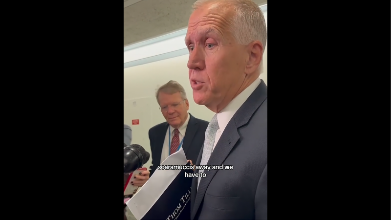 NC's Thom Tillis: Mark Robinson should prosecute case against CNN, or step aside