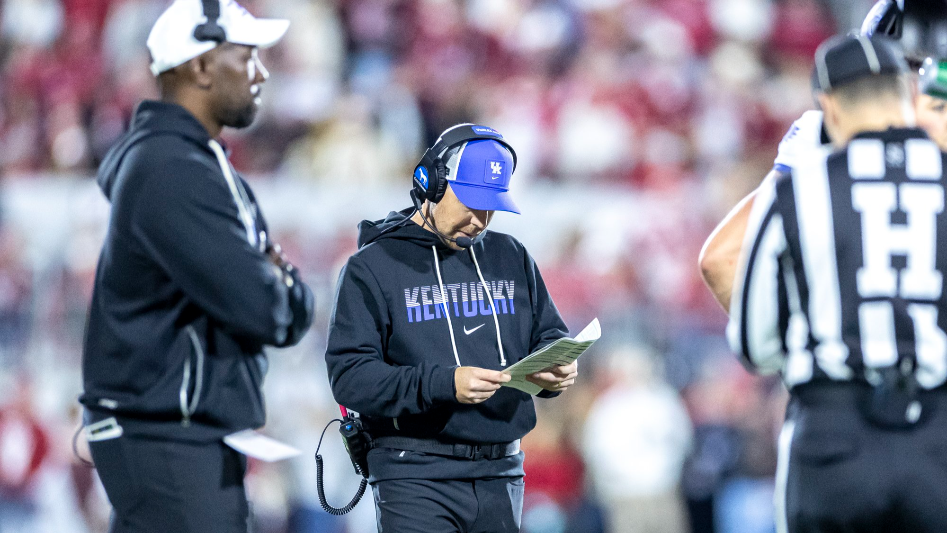 ‘Grit and determination’: Will Stein on Kentucky’s defense at Oklahoma
