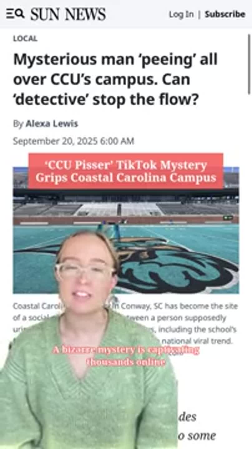 ‘CCU Pisser’ TikTok Mystery Grips Coastal Carolina Campus