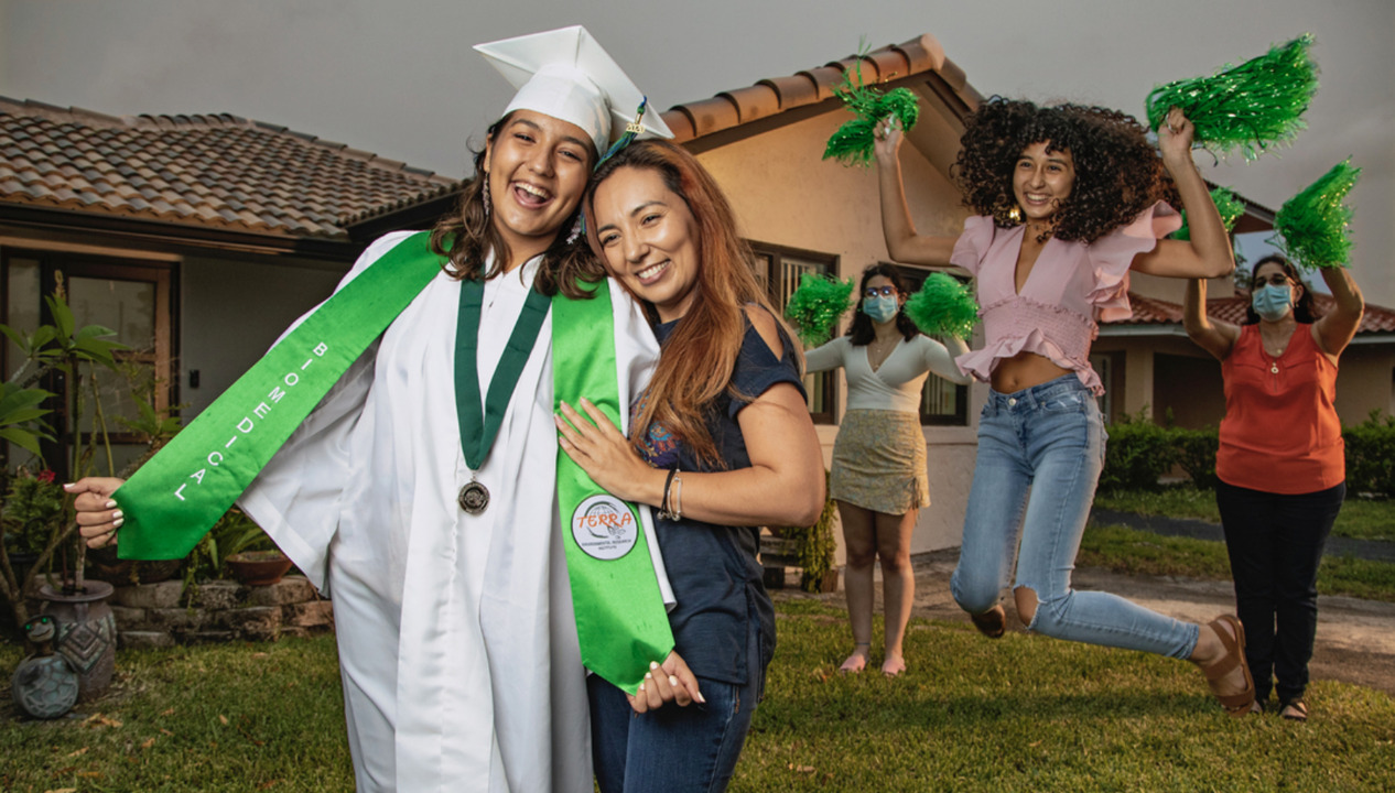 Futura enfermera es la primera de su familia en terminar la secundaria. No tendrá graduación