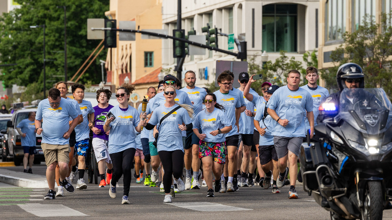 Special Olympics Torch Run arrives in downtown Boise
