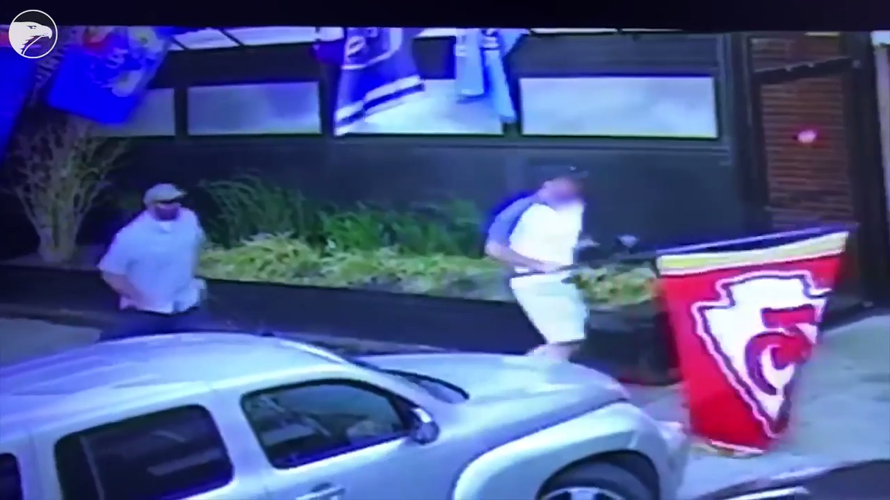 Pumphouse thief returns flag