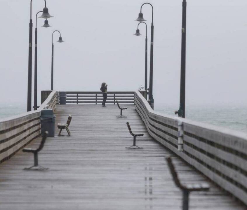 High winds, thunderstorms and big surf expected on the Central Coast