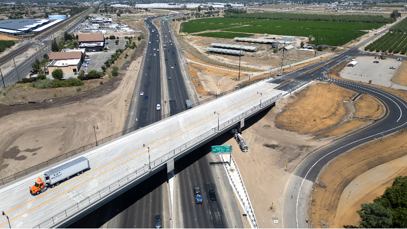 Drivers can use most of upgraded 99/120 junction. Key piece for Stanislaus waits