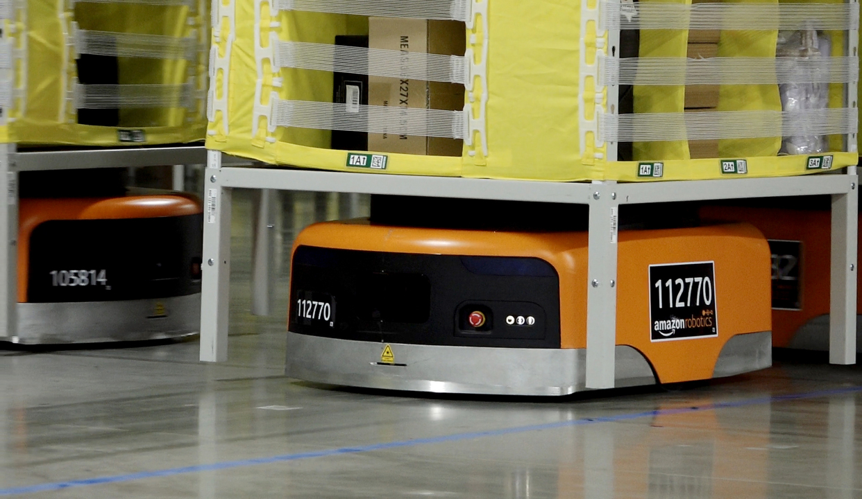 A look at the robotic wonders at  Amazon fulfillment center