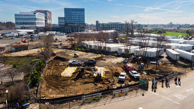 See new safe camping site for homeless in Sacramento's River District