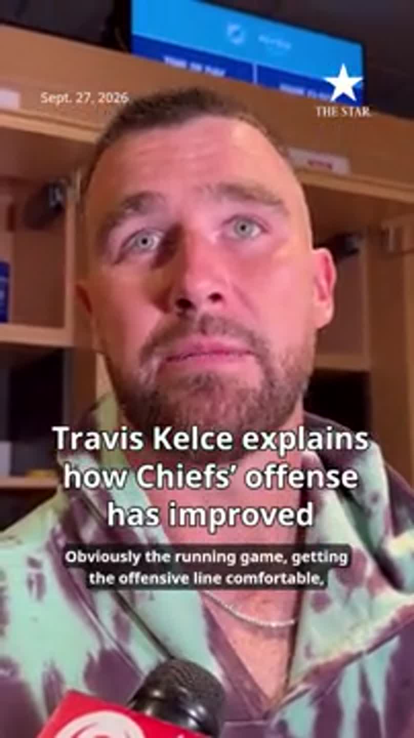 Travis Kelce explains how Chiefs’ offense has improved