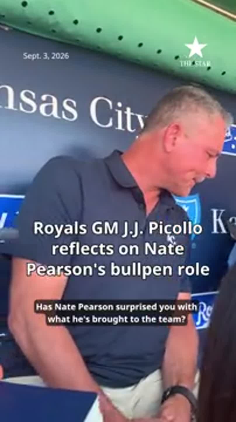 Royals GM J.J. Picollo reflects on Nate Pearson's bullpen role
