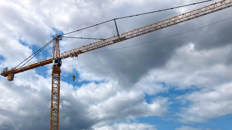 Lacey crane is gone and a project moves forward