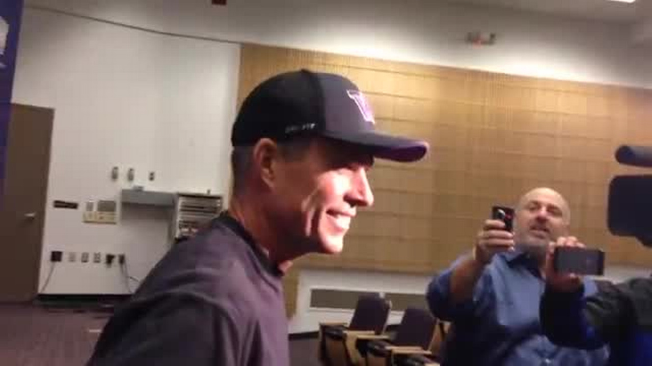 VIDEO: Chris Petersen previews UW Huskies vs. Oregon