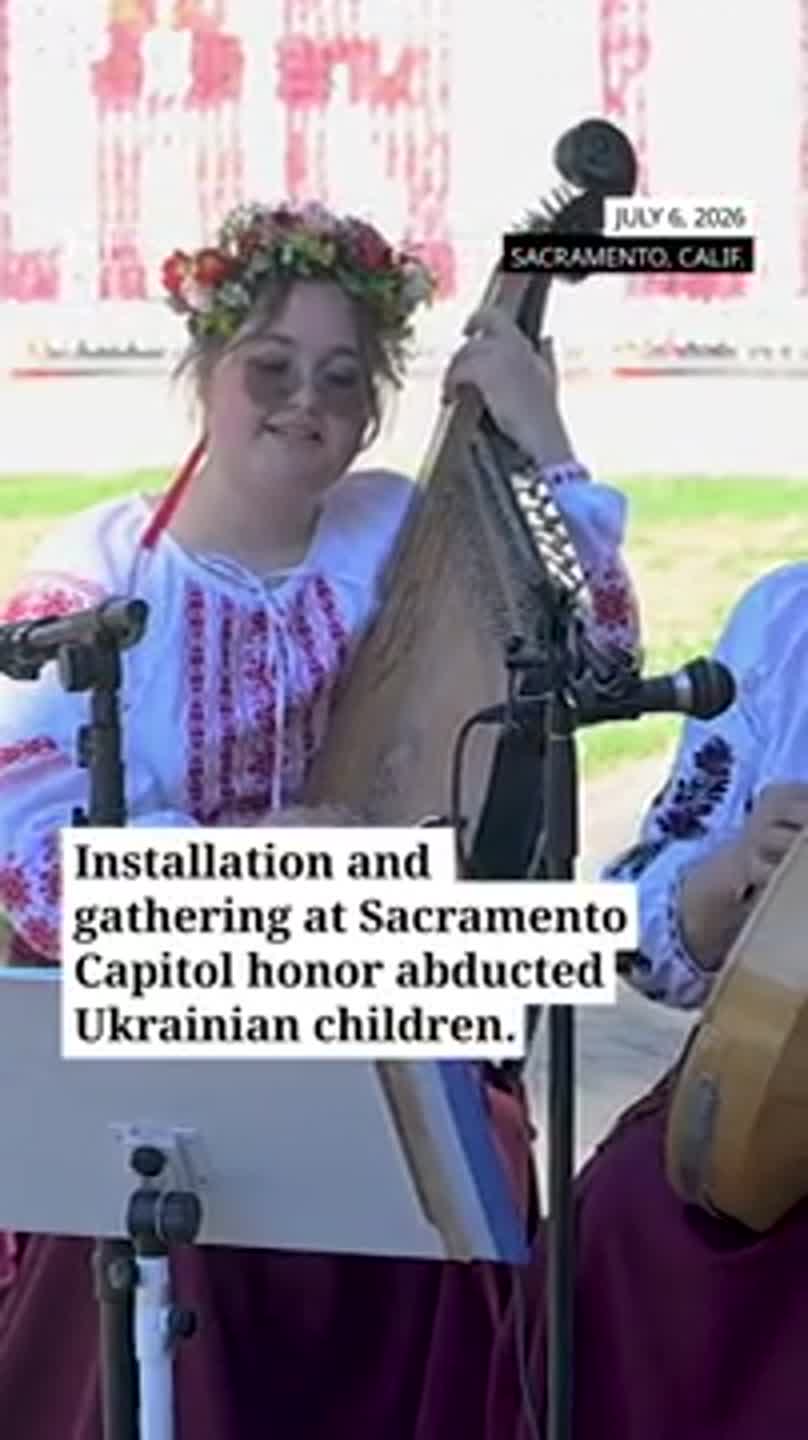 See 20,000 teddy bears at CA Capitol, a monument to abducted Ukrainian children
