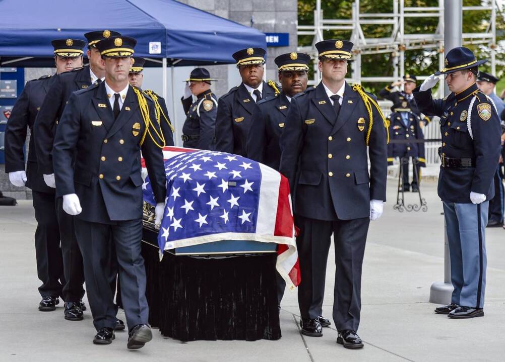 Funeral service for Kansas City, Kan., police Capt. Robert Melton