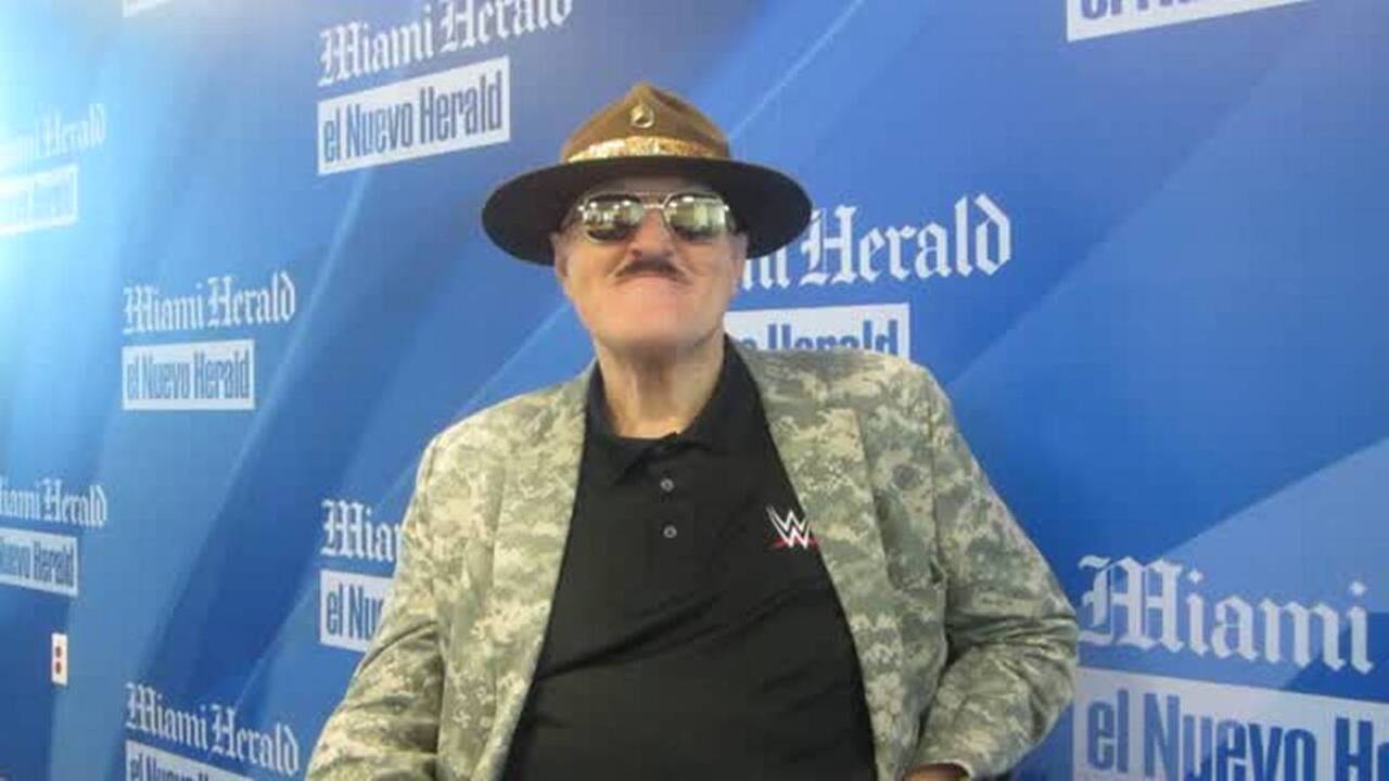 WWE Hall of Famer Sgt. Slaughter in Miami promoting WrestleMania Axxess Orlando 2017 (Part 2)