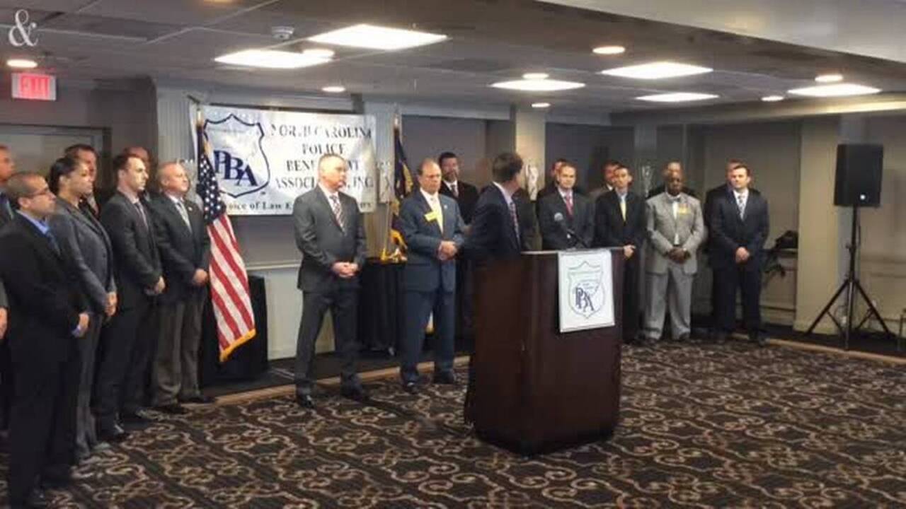 McCrory clinches key police endorsements