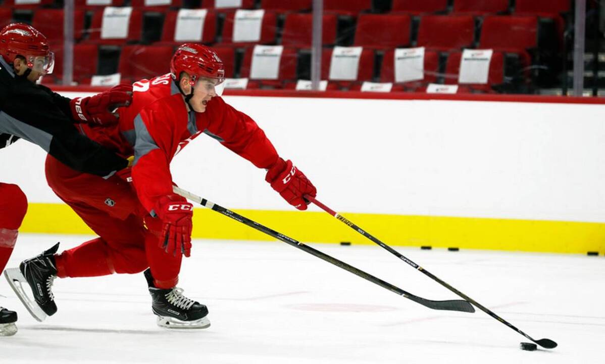 Can top draft pick Martin Necas crack the Hurricanes’ roster this year?