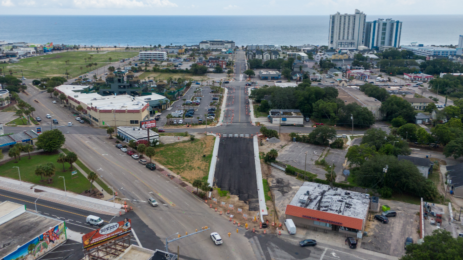 Major road work is happening in downtown Myrtle Beach. Here's the latest update
