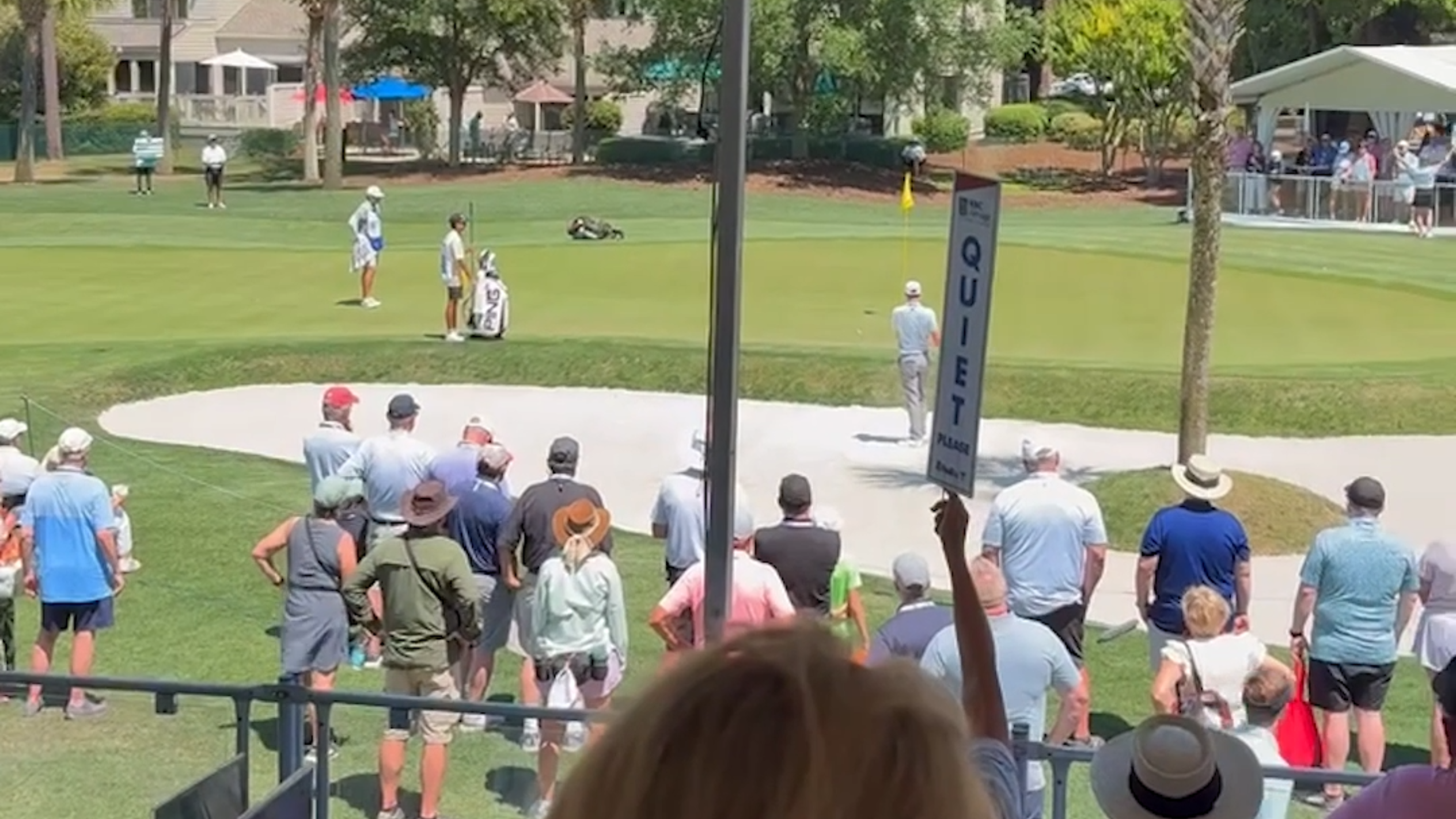 Credentials required - inside Hilton Head's Heritage clubhouses