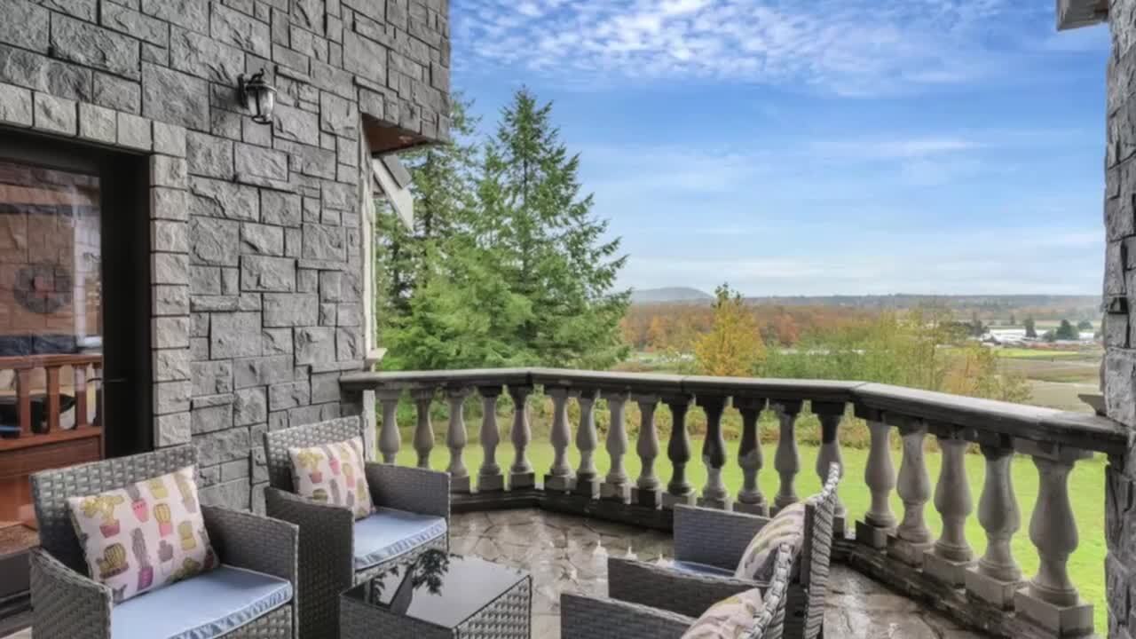 Take a walk through massive castle in Washington near Canadian border listed on VRBO