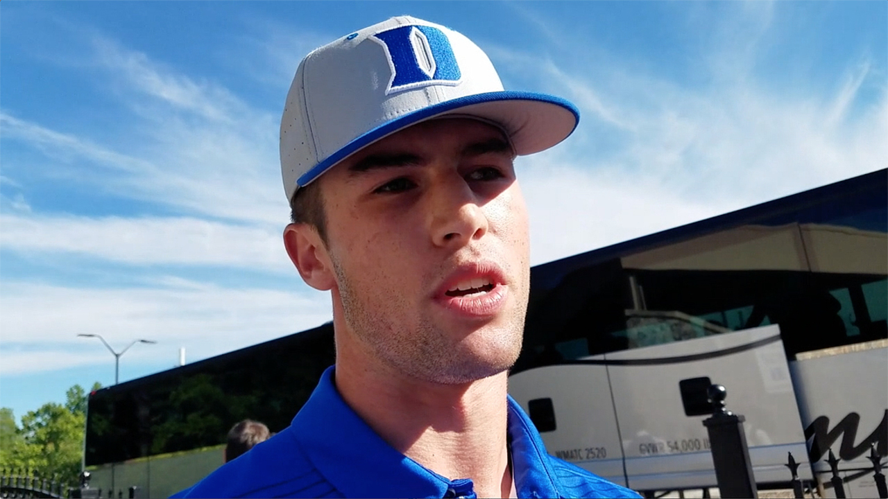 Duke's Chris Crabtree talks about staying ready for his big chance in the NCAA baseball tournament