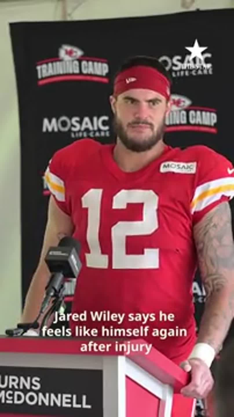 Chiefs tight end Jared Wiley says he feels like himself after injury