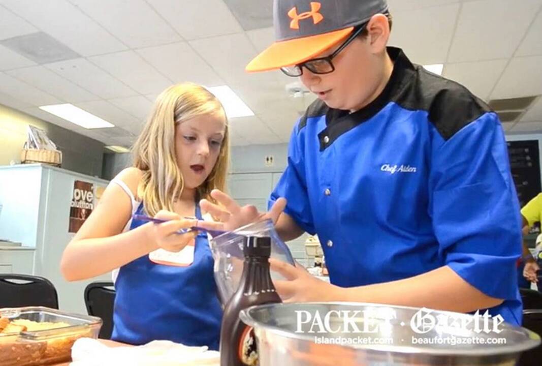 Learning and laughing - Kids in the kitchen