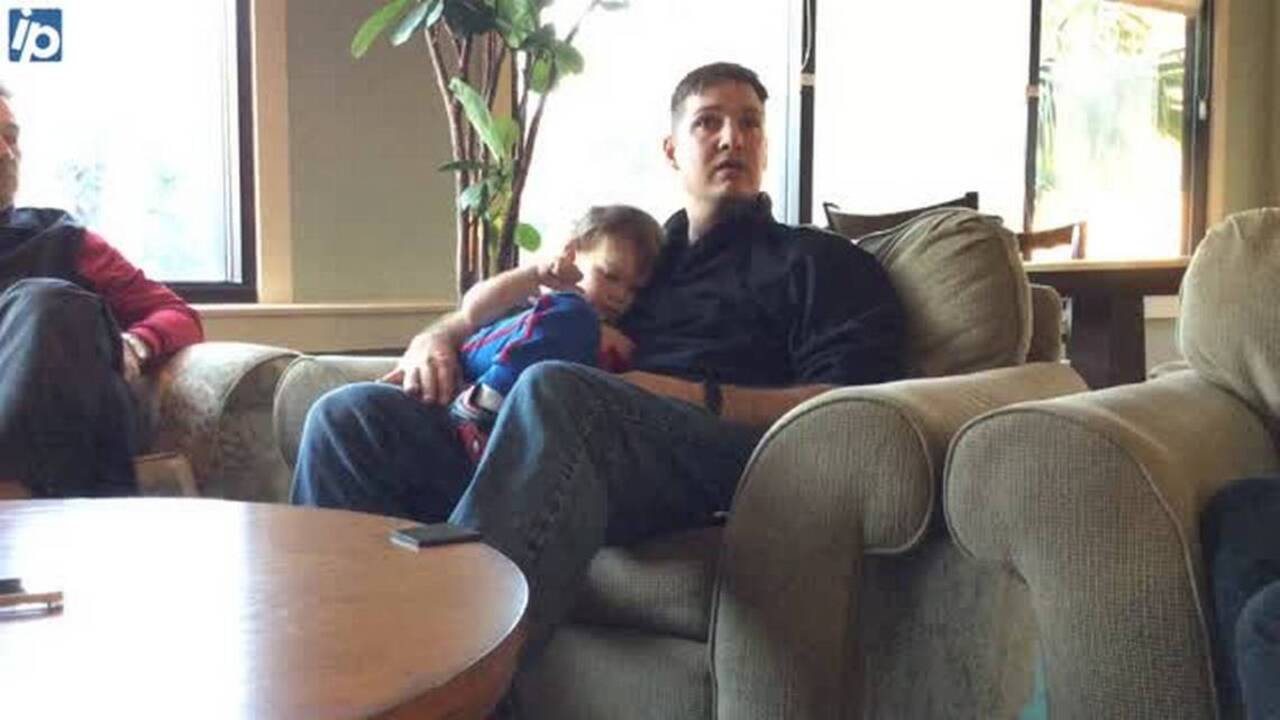 Marine adopted as child reunites with brothers on Hilton Head vacation