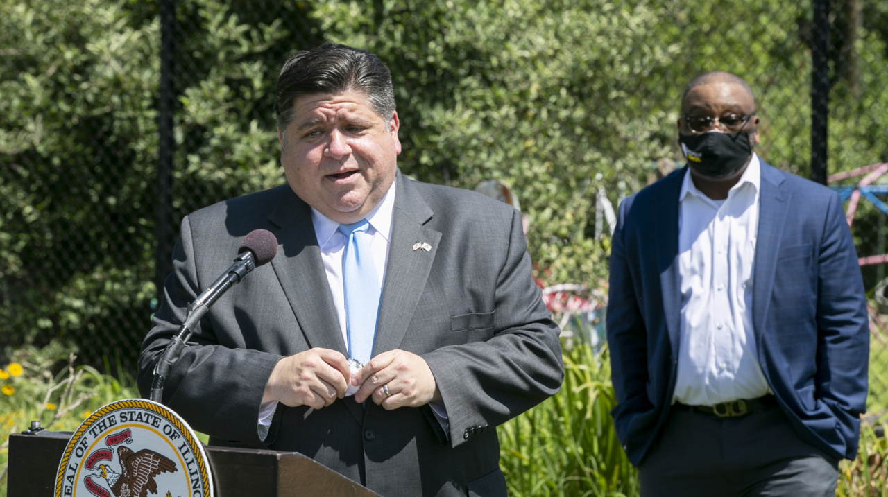 Gov. J.B. Pritzker says St. Louis and southwest Illinois needs to work together to contain the spread of COVID-19