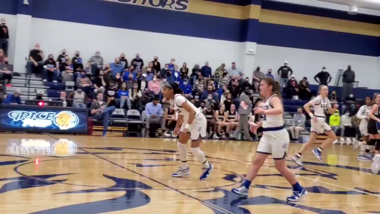 Arieona Rosborough with a nice move and banker sparks Southwest Christian