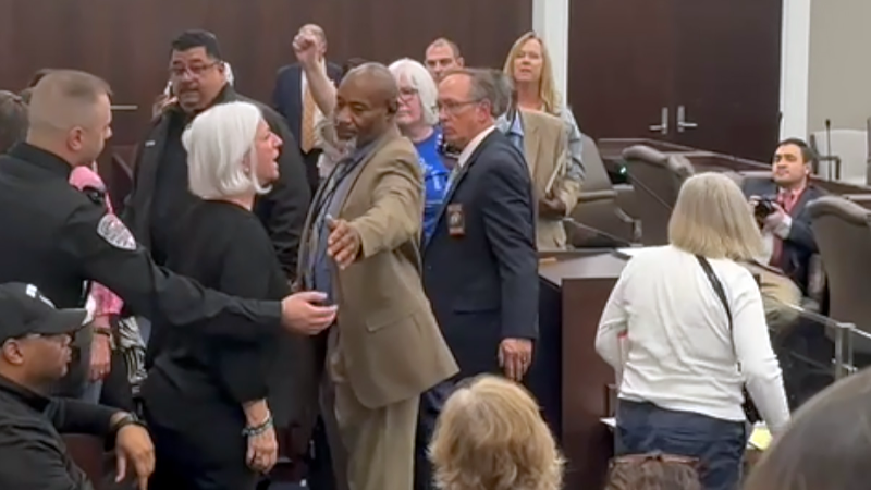 'Berger's maps are racist maps' chant disrupts map redistricting hearing