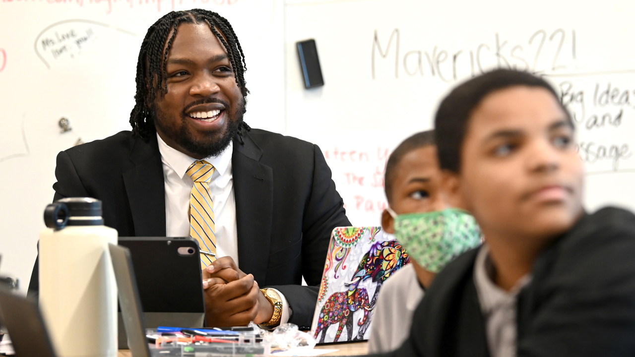 Kenneth Gorham leads Movement Freedom Middle School