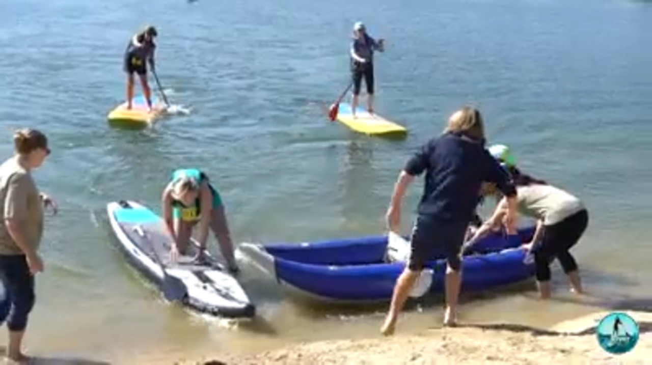 Boise River Boogie features paddleboard race across Quinn’s Pond, Greenbelt run