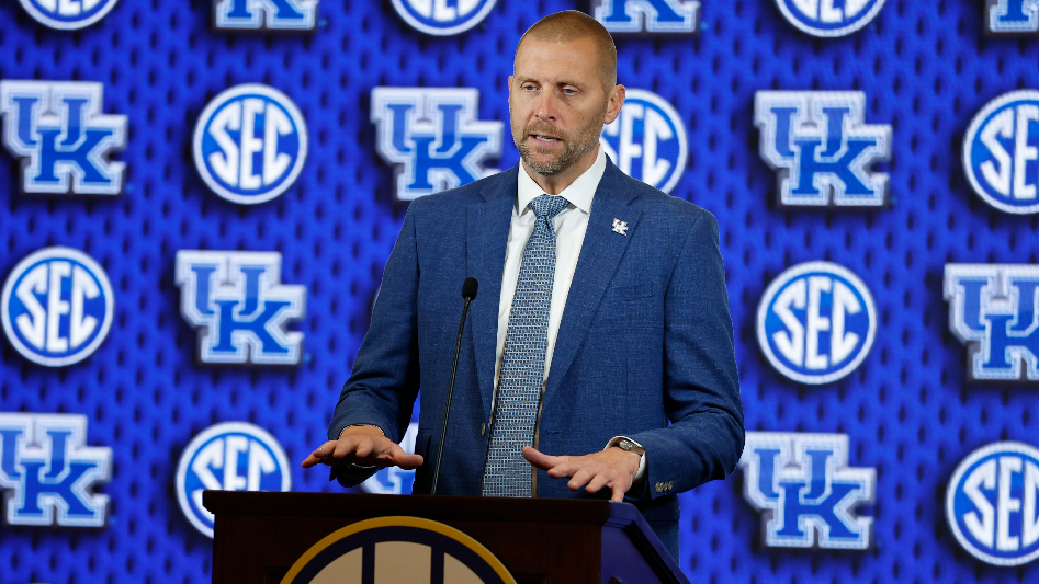 Mark Pope on something Kentucky basketball, football have in common
