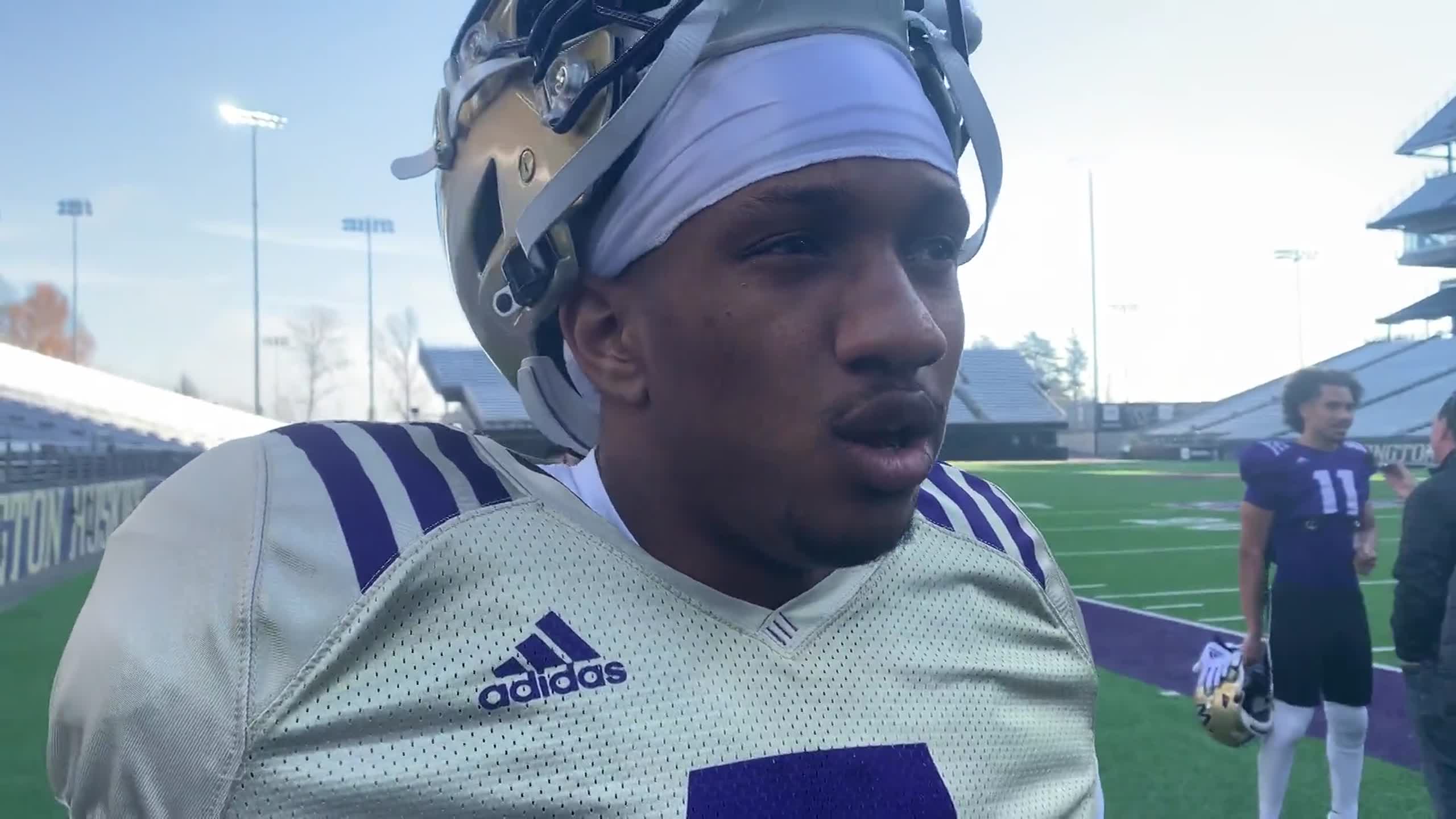 Michael Penix on what his undefeated UW Huskies’ rematch with Oregon in the Pac-12 title game means to him