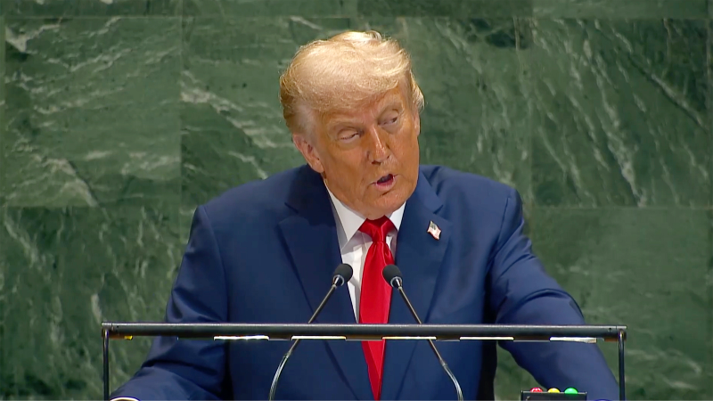 Trump to UN delegates on immigration: 'Your nations are going to hell'