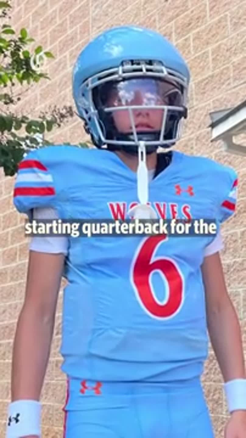 Ryder Polston is Ballantyne Ridge High School's starting quarterback