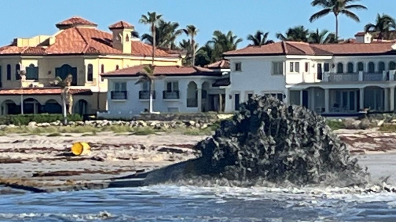 Florida dredge puts sand on reefs, seagrass, snook & lobster habitat