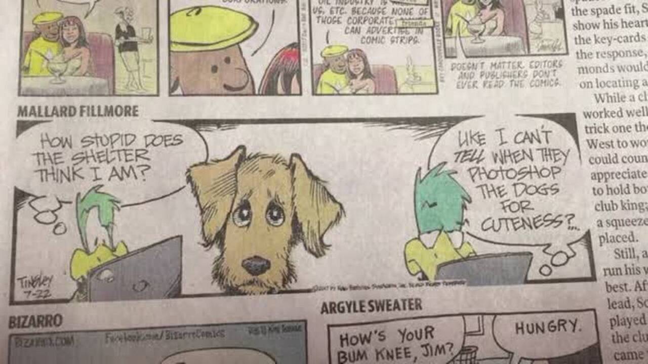 A 12-year-old dog lover takes on ‘Mallard Fillmore’ – and it’s not about politics