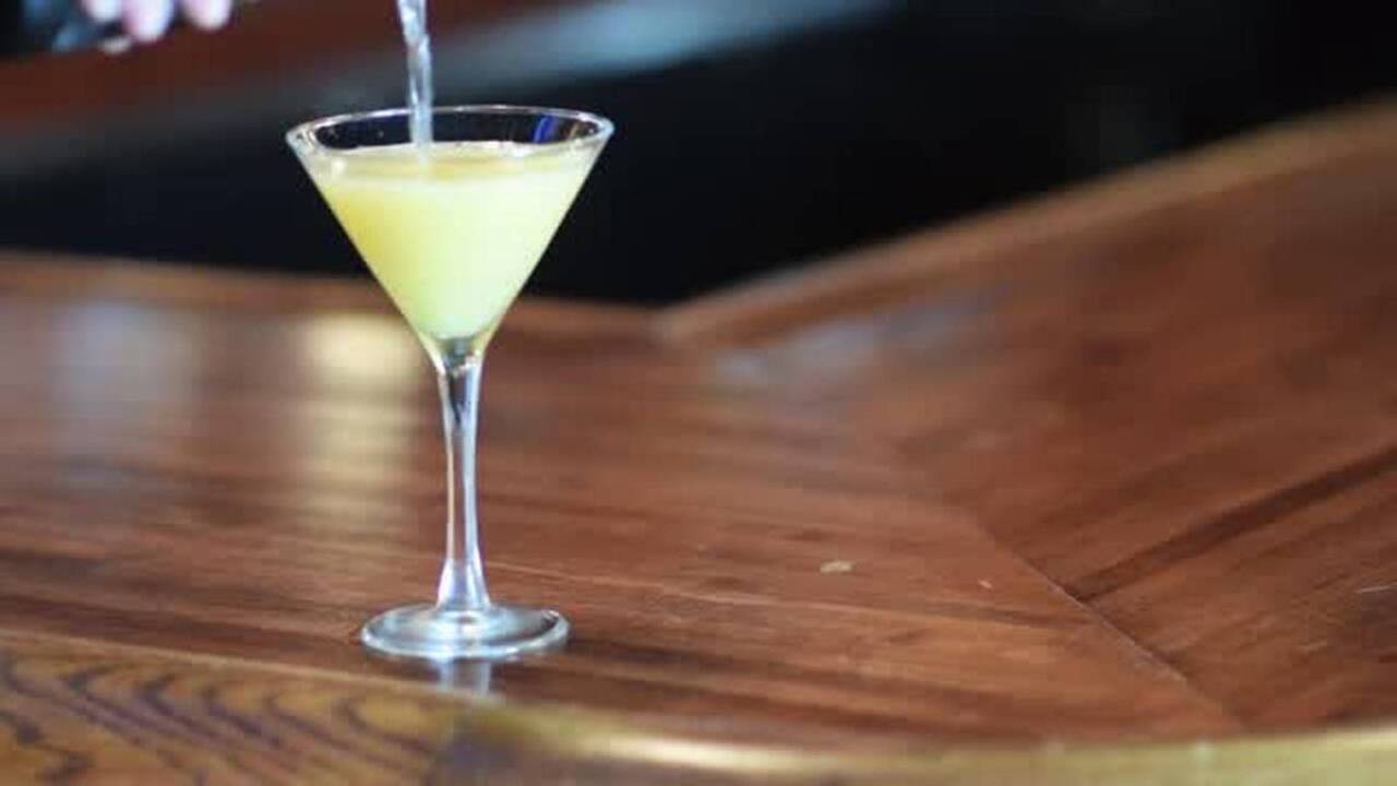 Hold on to summer just a little bit longer with this Pineapple Summer Cooler Martini