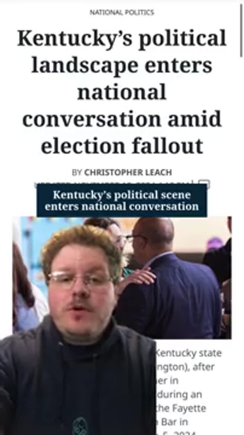 Kentucky’s political scene enters national conversation