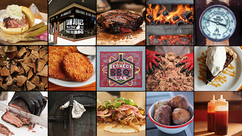 Take a tasty journey to some of our favorite NC barbecue joints