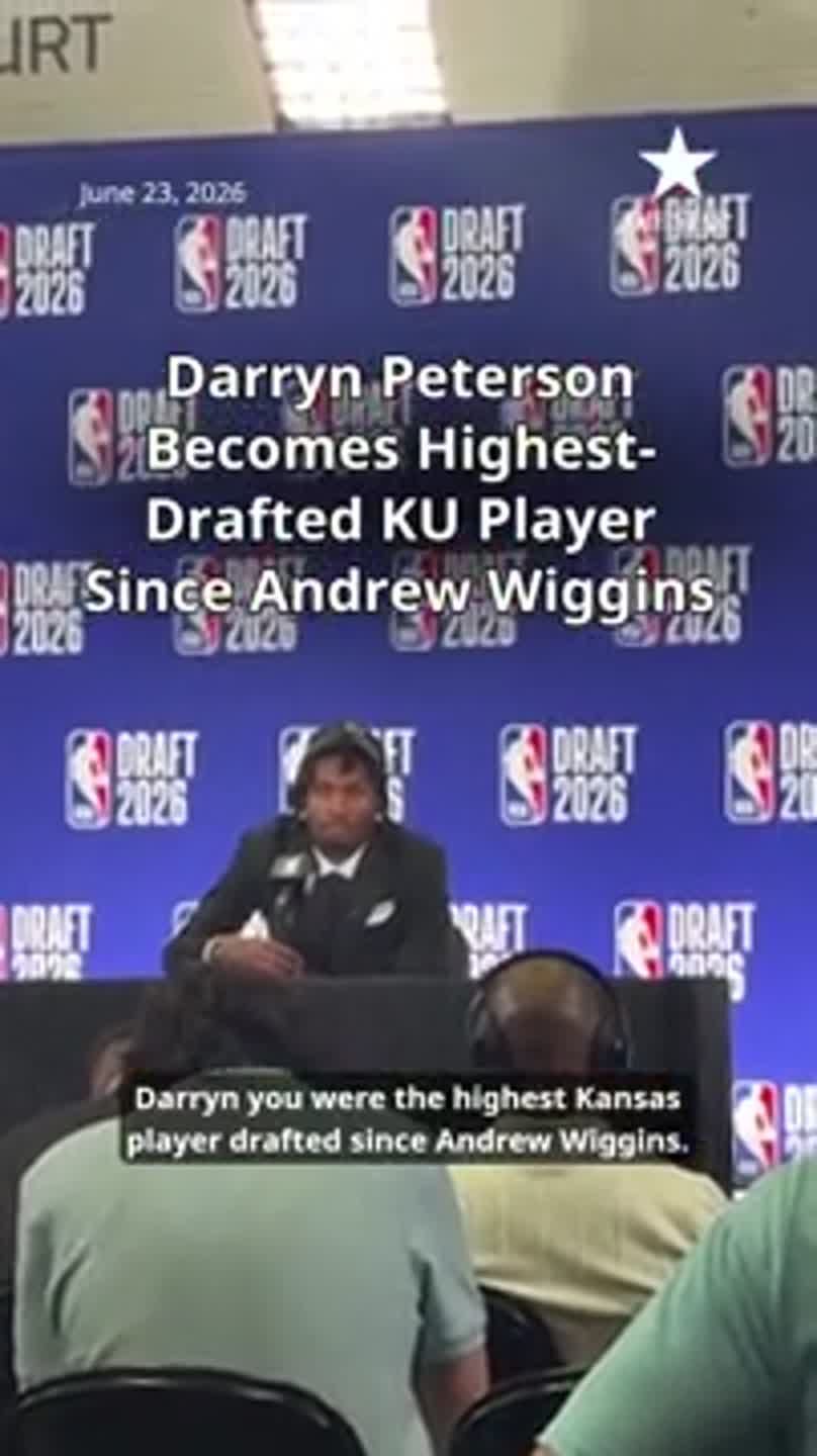 Darryn Peterson Becomes Highest-Drafted KU Player Since Andrew Wiggins