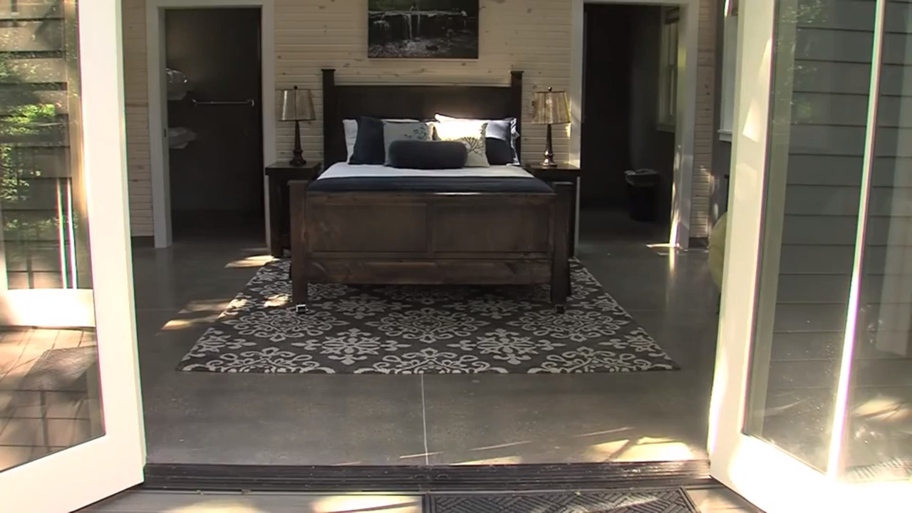 ‘Glamping’ cabins at Platte River State Park in Nebraska