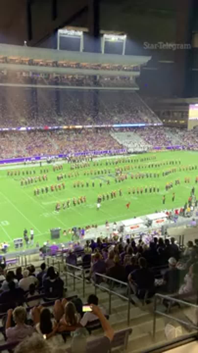 Famed Grambling band performs at halftime of TCU game