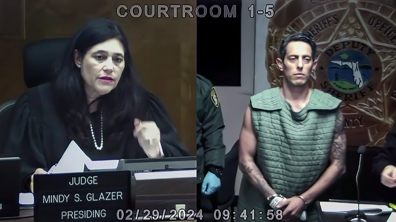 Oscar Olea’s first appearance at Miami-Dade courthouse