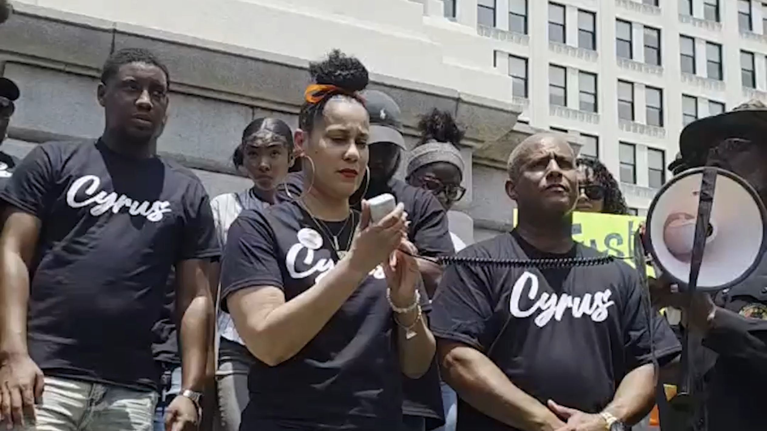 Parents of Cyrus Carmack-Belton speak out during statehouse rally